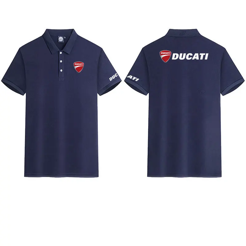 Ducati Racing motorcycle collared POLO shirt cycling suit for men and women summer top short-sleeved T-shirt motogp fan clothing view 4