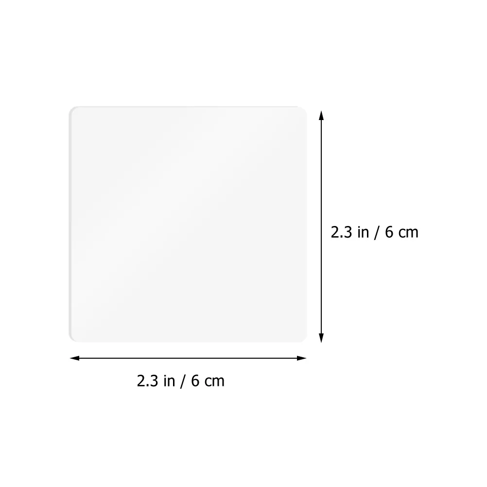 

100pcs Double Sided Tape Transparent Mounting Squares No Trace Adhesive Sticky Wall Tape for Hanging Photos Decorations Safe
