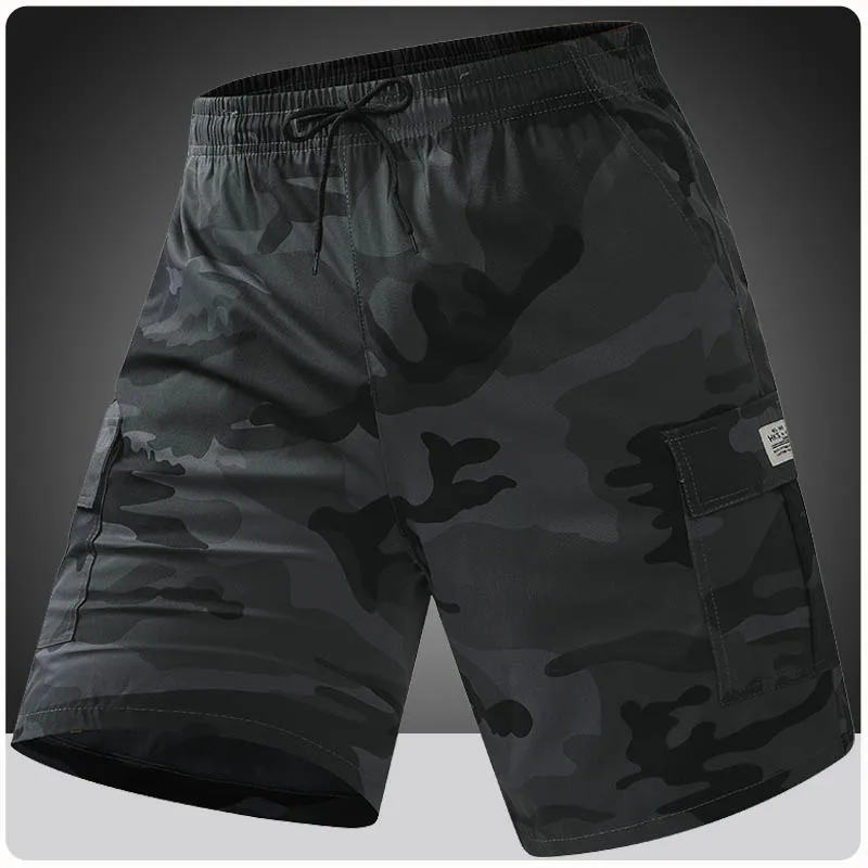 

Summer Men Camouflage Cargo Shorts Casual Jogger Running Shorts Pants Men Outwear Multi-Pocket Denim Shorts Men Clothing 6XL 7XL
