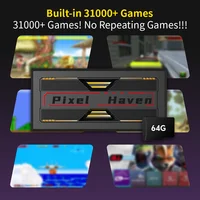 JMachen Pixel Haven Retro Game Console for TV/PC with 31000+Games&20+Emulator for PS1/PSP/MAME/SS/NES/SNES RK3128 Emuelec 4.7 OS 3