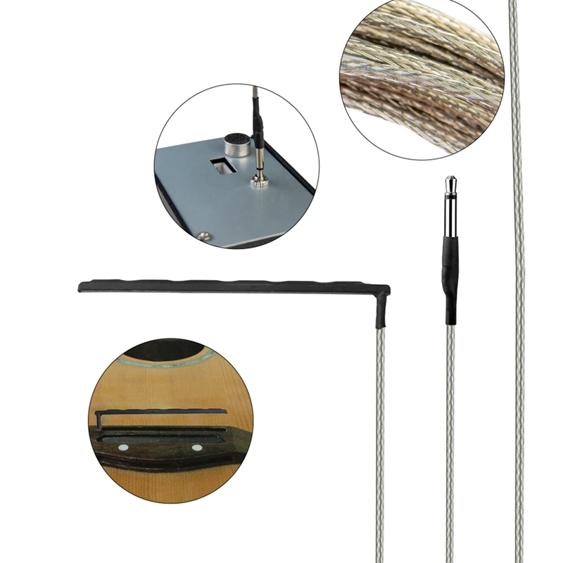 5PCS กีตาร์ Pickup Piezo Rod Under-Saddle Passive Piezo สำหรับคลาสสิกพื้นบ้านกีตาร์อุปกรณ์เสริม