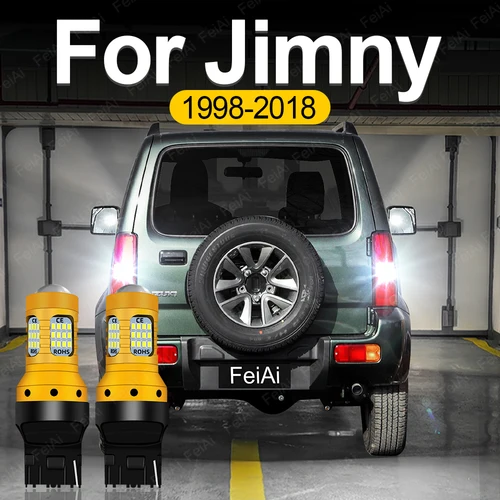 Luces LED de marcha atrás para Suzuki Jimny SN, accesorios, luz de marcha atrás LED 1998-2018 2017 2016 2015 2014 2013 2012 2011 2010 2009