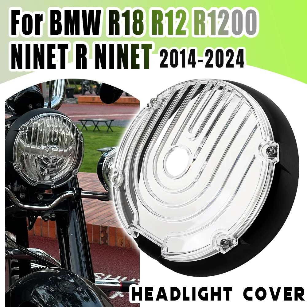 

For BMW R18 R12 R1200 nineT R nineT 2014-2024 Motorcycle Accessorie Headlight Guard Protector Grille Grill Cover R 18 2023 2022