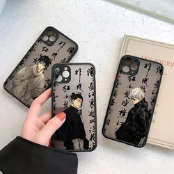 Jujutsu Kaisen Gojo Satoru Neue Handyhülle für iPhone 15 14 13 12 11 Mini Pro Max X XR XS Max 6 7 8 Plus Matte Clear Back Cover