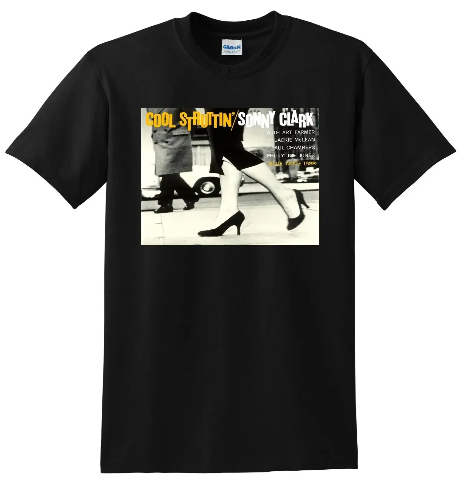 SONNY CLARK T SHIRT cool struttin vinyl cd cover SMALL MEDIUM LARGE or XL