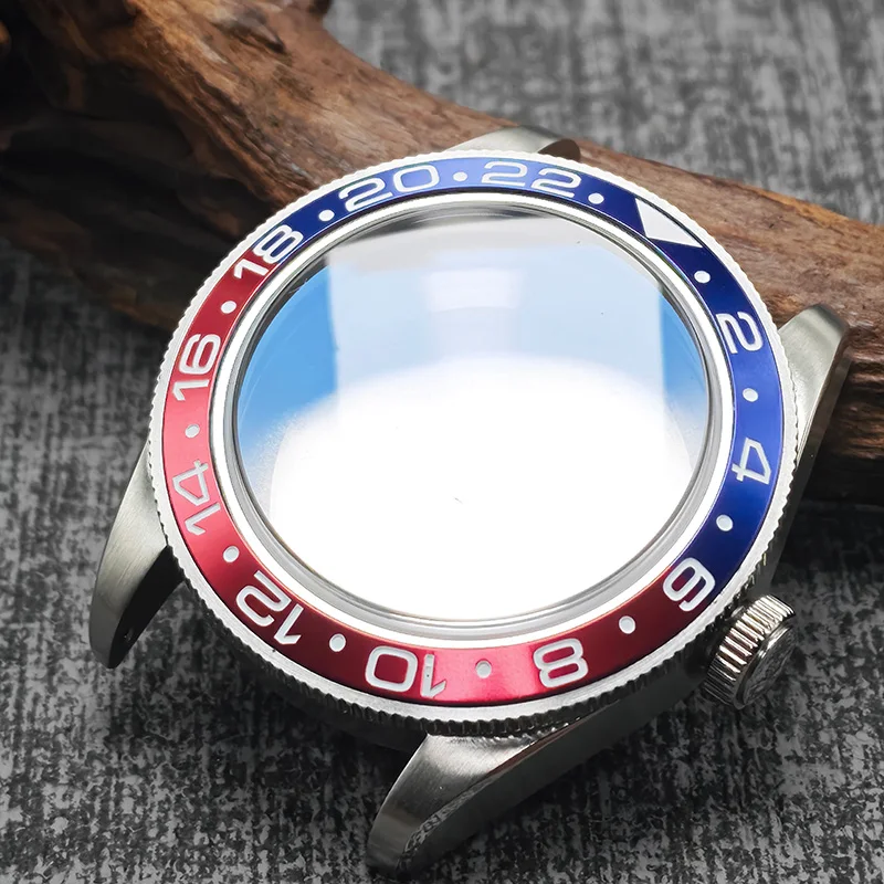 

39MM Watch Case Silver Stainless Steel Sapphire Glass Fits NH34 NH35 NH36 4R 7S Movements For Tudorl Mod Parts Diving Watch Case