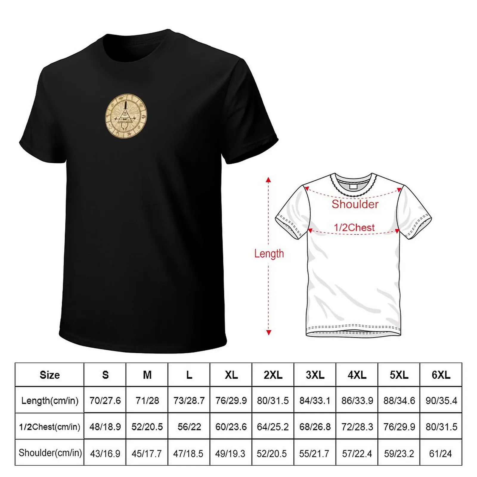 A Wheel of Prophecy T-Shirt Festival Casual Short Sleeve