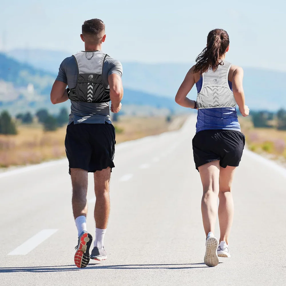 

Легкий беговой жилет для мужчин и женщин, светоотражающий жилет-гидратор для походов, 1 шт.