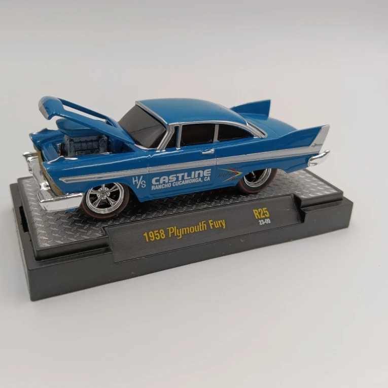 M2 Machines 1958 Plymouth fury Alloy car model toy rare collection