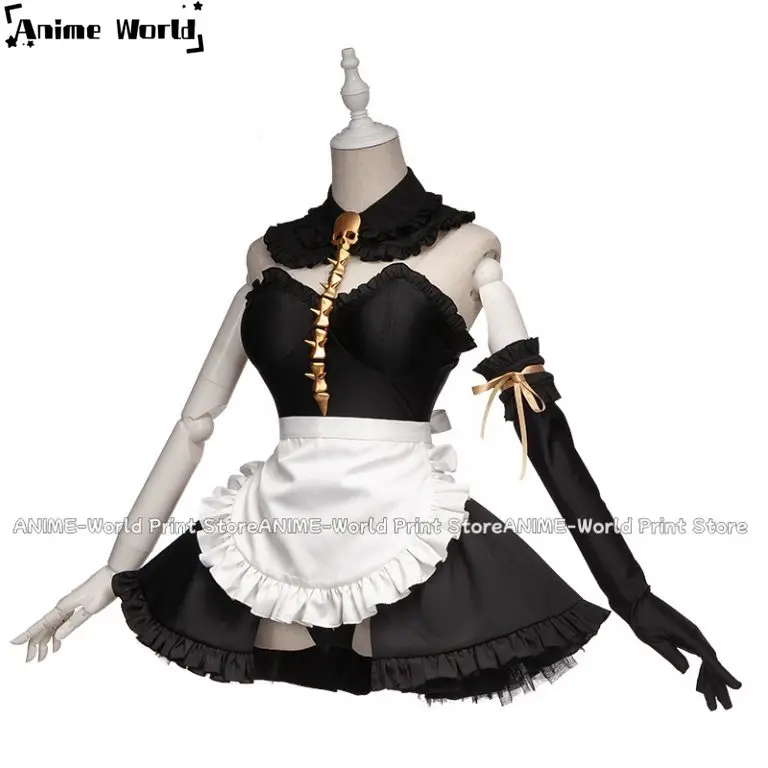 

《Custom Size》Anime Fate/Grand Order Ereshkigal Maid Cosplay Costume Halloween