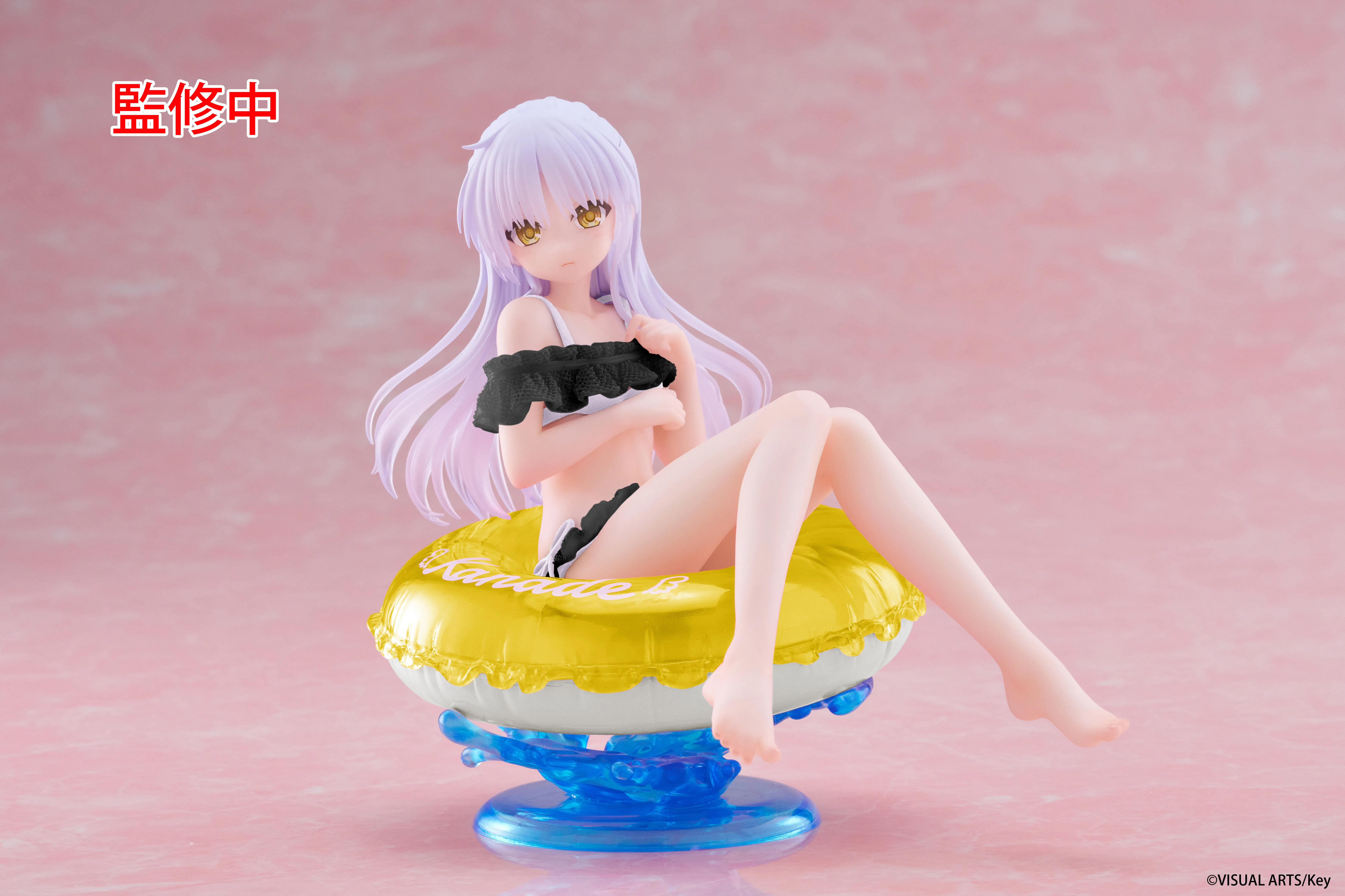 Original Anime Figur Taito Angel Beats! Tachibana Kanade Aqua Float Girls Action Figur Renewal ver. Spielzeugsammlermodell 10 cm