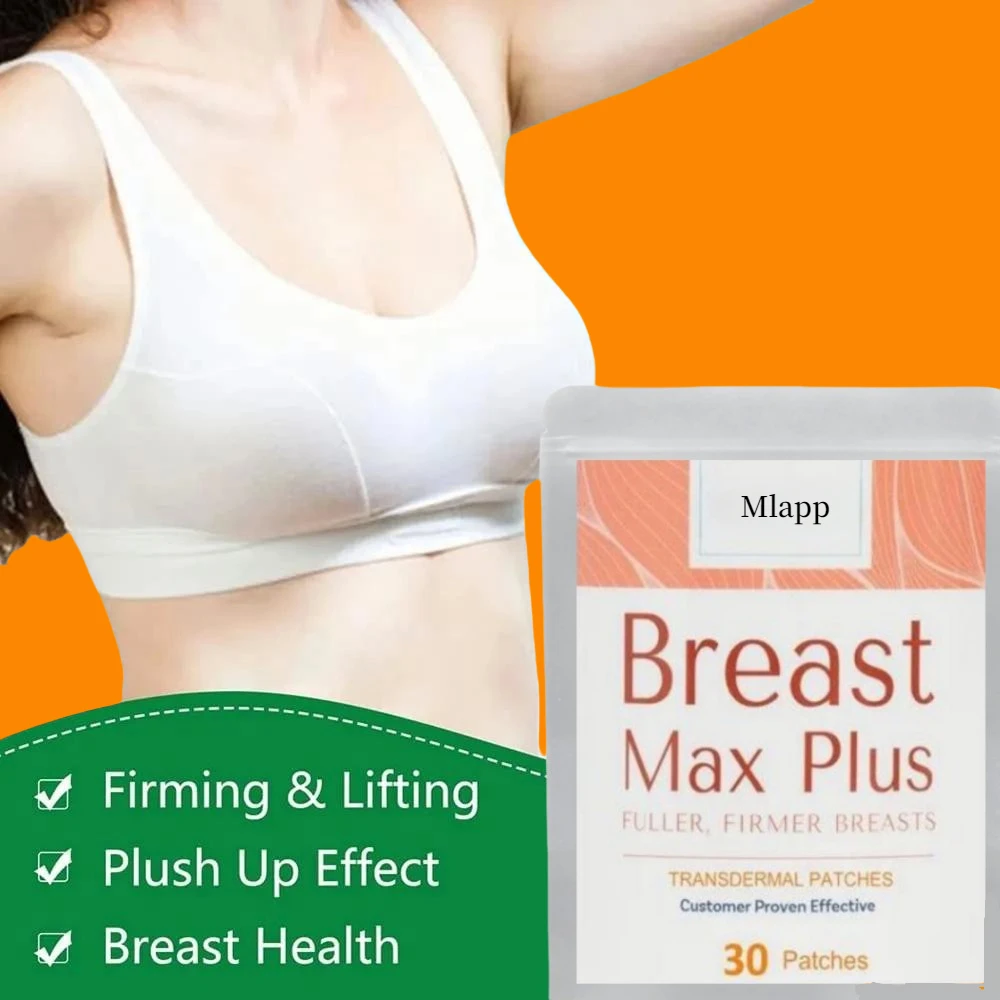 30 Patches Breast Enhancement Transdermal Patches Enhancer for Fast Growth and Bigger Bust Enlargement