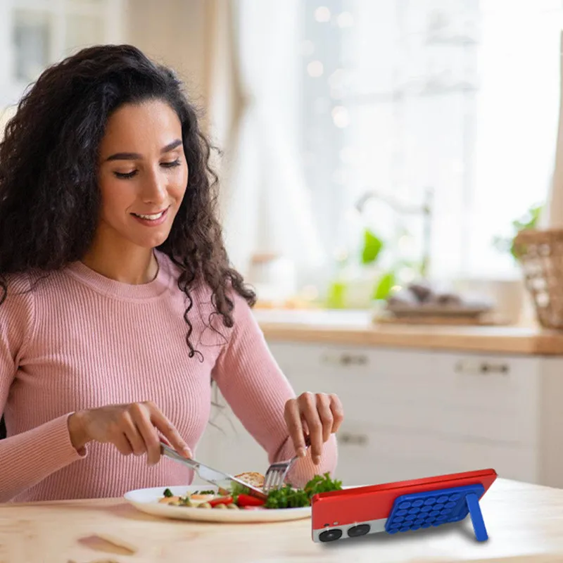 

Upgraded silicone suction cup holder strong self-adhesive multi-functional non-slip folding stand mobile phone holder