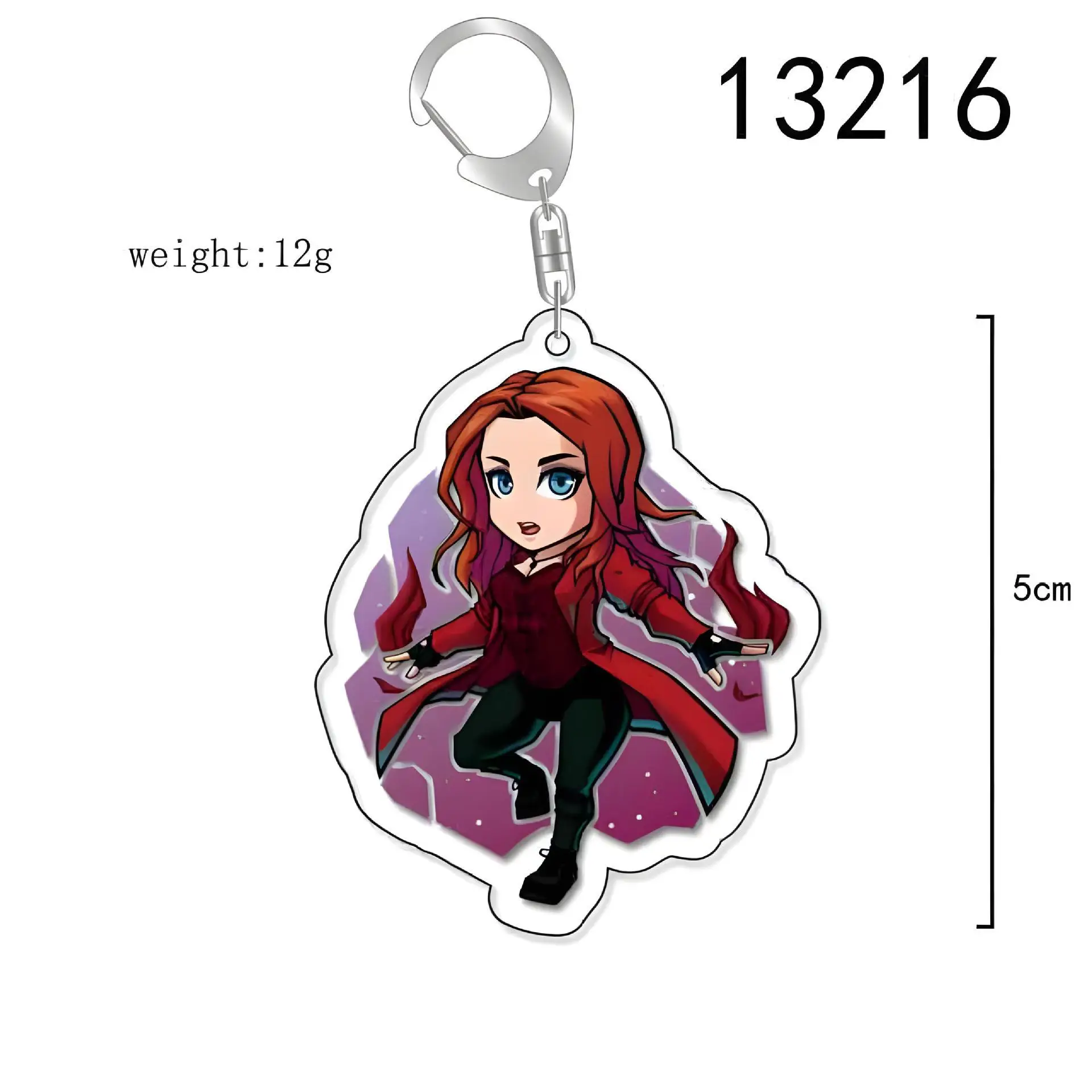 스파이더맨 주변 상품 어벤져스 마블 만화 아이언맨 캡틴 아메리카 귀여운 인형 귀여운 아크릴 만화 키체인 애니메이션 pvc