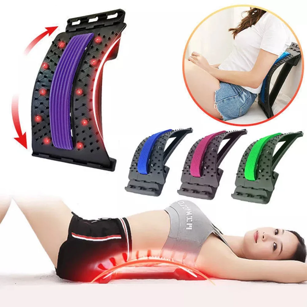 

Magnetic Back Massage Muscle Relax Stretcher Posture Therapy Corrector Back Stretch Spine Stretcher Lumbar BHL1682-FRO