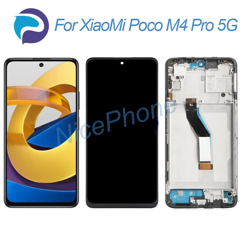 

For XiaoMi Poco M4 Pro 5G LCD Screen + Touch Digitizer Display 2400*1080 21091116AG, MZB0BGVIN Poco M4 Pro 5G LCD Screen Display