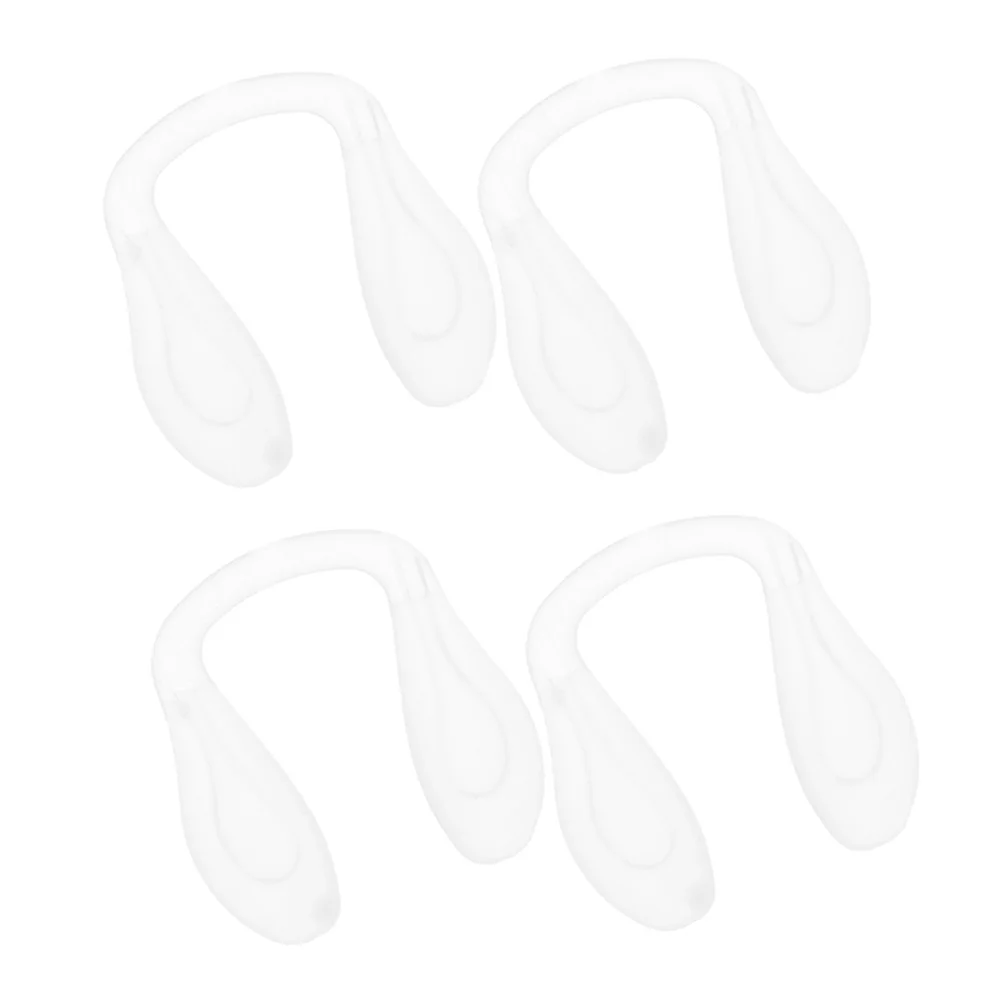 4 قطعة منصات أنف للنظارة من السيليكون الشفاف العالمي استبدال المضادة للانزلاق وسادة جسر الأنف النظارات اكسسوارات النظارات الملحقات #4