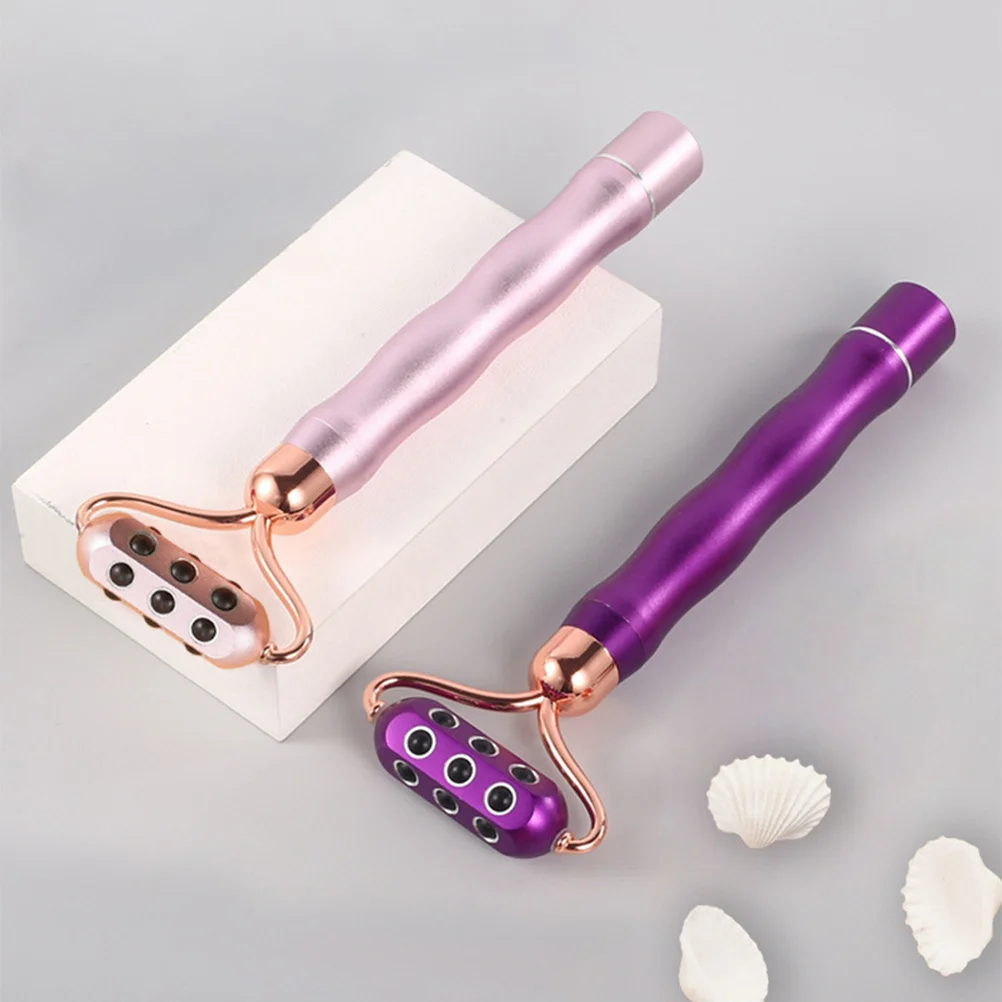 Rodillo de masaje Facial de Jade, herramienta antienvejecimiento vibratoria para estiramiento de la piel, estiramiento Facial, dispositivo de belleza portátil reafirmante