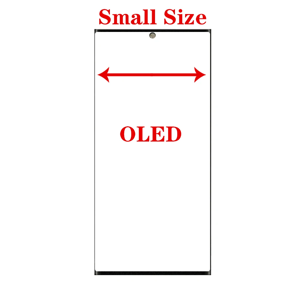 OLED For SAMSUNG Galaxy S23 UltraTouch Screen LCD Display For Samsung S23 ultra SM-S918B Replacement Parts Small Size Tested