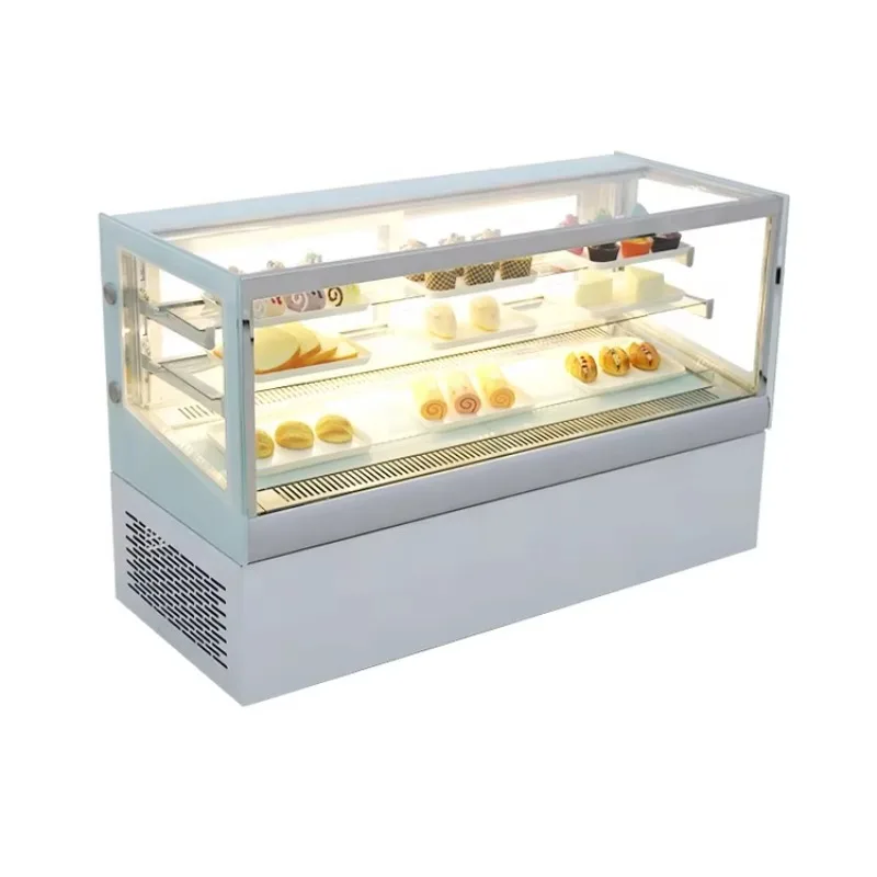 Commercial Multideck Showcase Bakery Pastry Bread Freezer Mini Cake Display Refrigerator Fridge