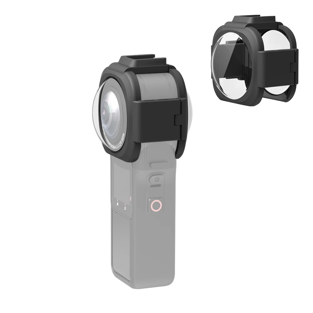 PULUZ Lens Guard Protective Cover Lens Guard Cap for Insta360 ONE RS 1-Inch 360 Edition