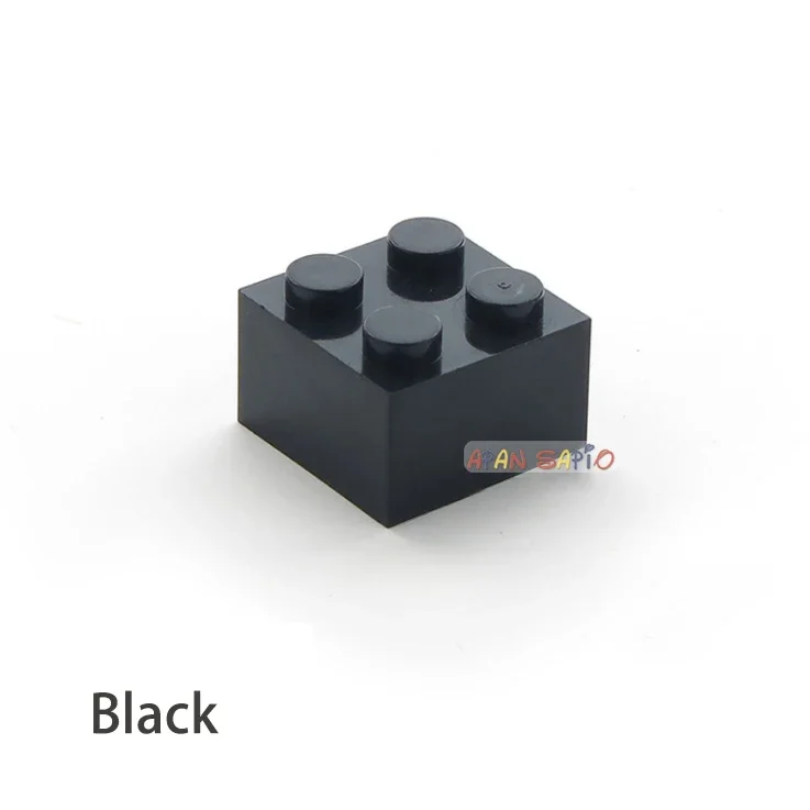 300 stücke Dicke 2x2 Punkte DIY Bausteine Zahlen Bricks Pädagogisches Kreatives Kunststoff Spielzeug für Kinder Kompatibel mit 3003