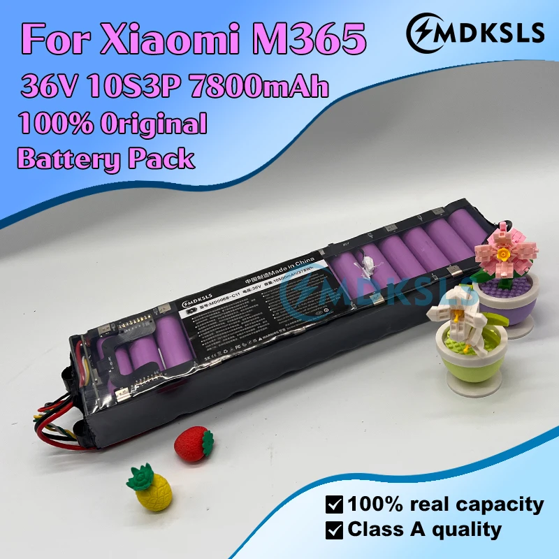 Nová 42V 7800mAh, vhodná pro Xiaomi M365, M356 Pro, lithium-iontová baterie 36V s dojezdem 60 kilometrů - náhled 2