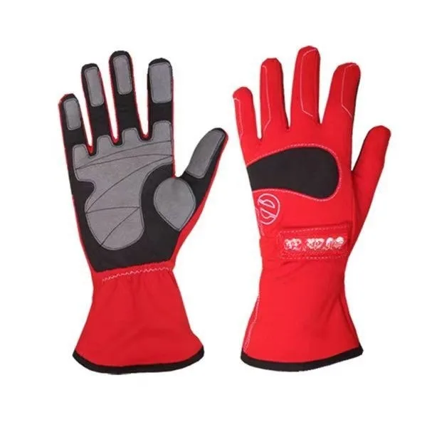 Kart-Rennhandschuhe Lang Vollfingerhandschuhe Verschleißfest Rutschfest Karting-Handschuhe für Kinder Erwachsene Professionelle Motorrad-Sport-Handschuhe