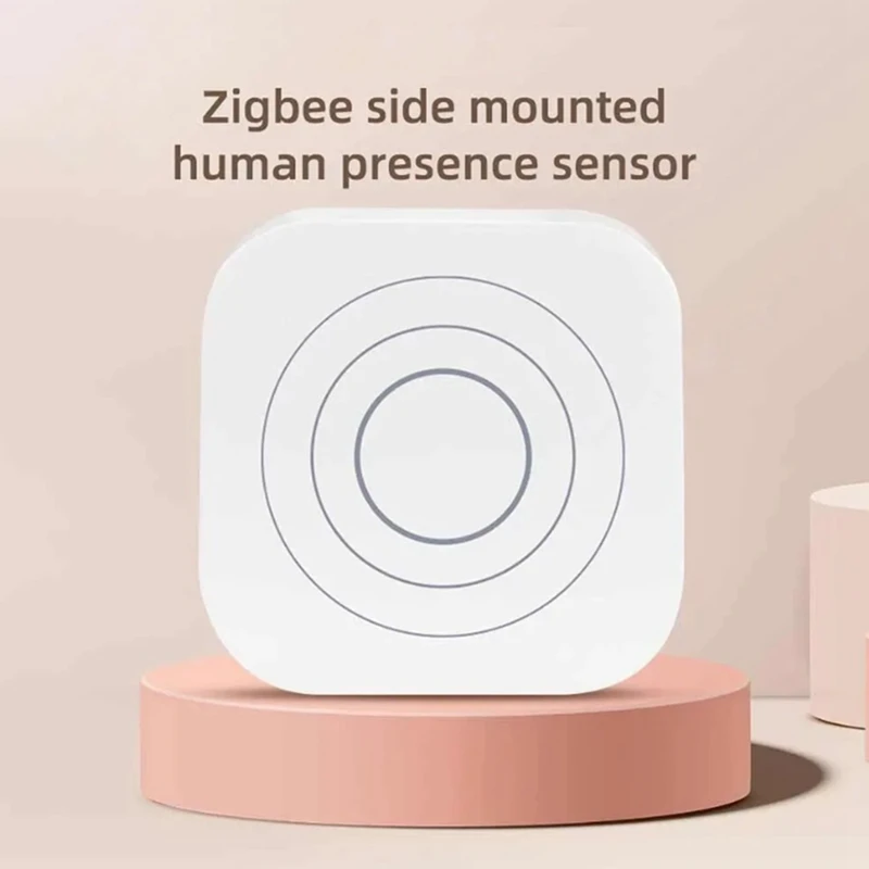 Zigbee-Détecteur de Présence Humaine, Capteur de Corps Humain, 24G, Ondes Millimétriques, Capteur de Mouvement avec Tuya Alexa, Durable