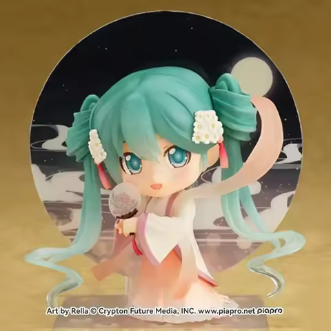 In Stock Original GSC NENDOROID 539 Hatsune Mid-Autumn Moon Animation Action figures Model Toys Gift Ornaments