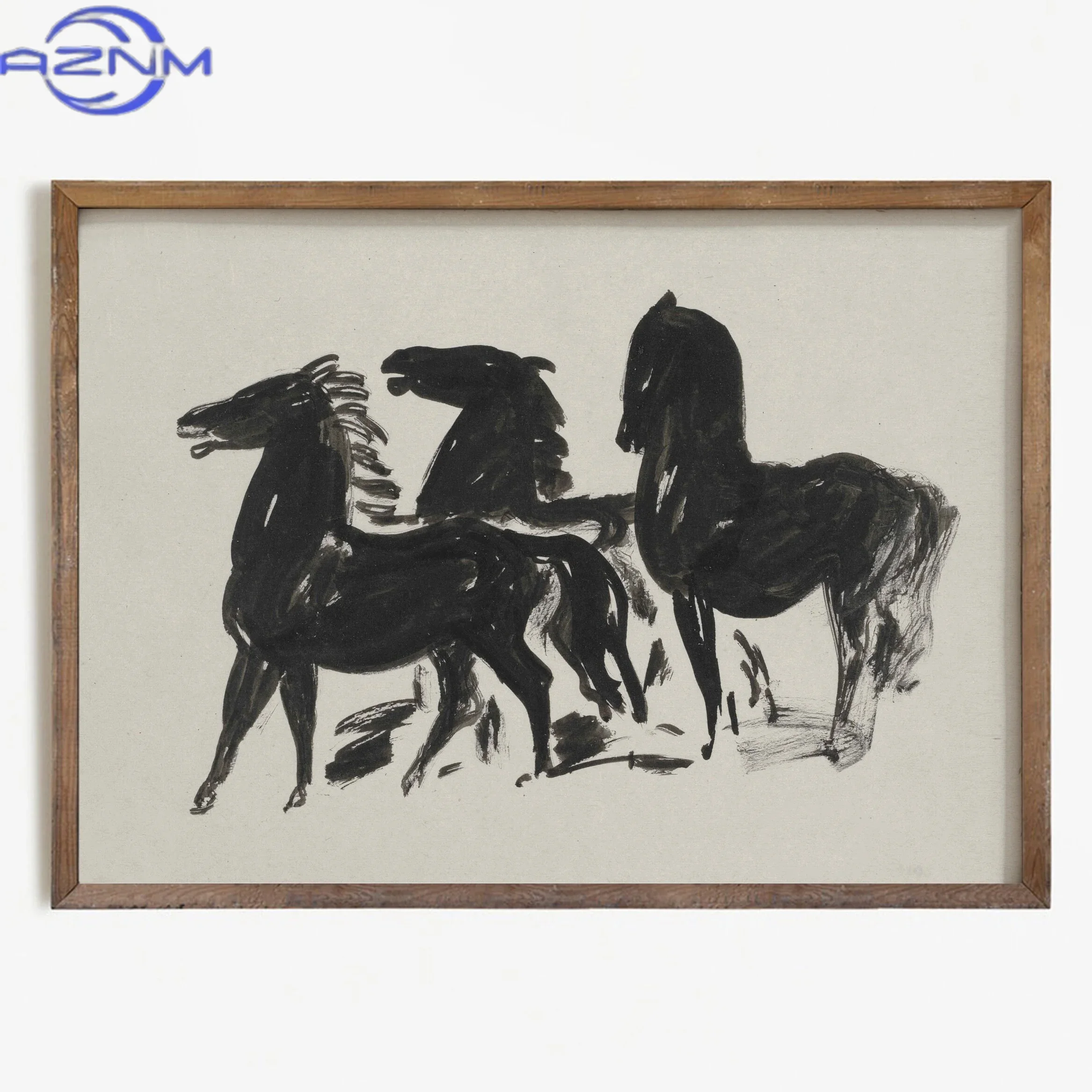 Vintage Sketch Print Canvas Painting Neutral Eclectic Gallery Wall Art Livingroom Home Decor Retro Art Minimalist Decor Posters