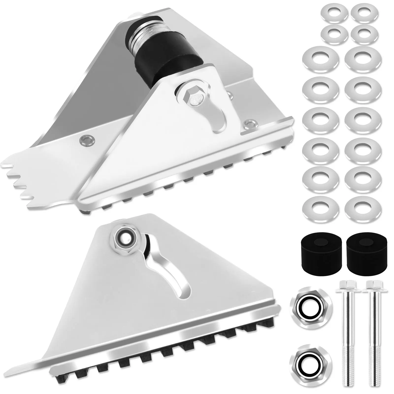 Kit de zapatos de escalera de extensión, Compatible con la serie D1200-1 Mk 15 y 16, juego de pies antideslizantes de acero, reemplazo seguro de escalera