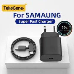 PD 25W Type C Fast Charging For Samsung Galaxy S24 S23 Z Fold5 Fold4 W24 W23 A55 A54 Note20 Note10 Ultra 5G Super Fast Charger