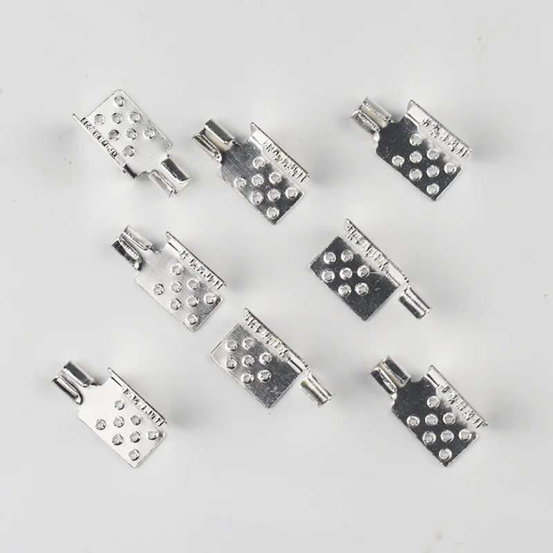 10/20/30/40/50/100PCS Underfloor Heating Film Clamps Special Silver Connectors Clamps For Connect Cable