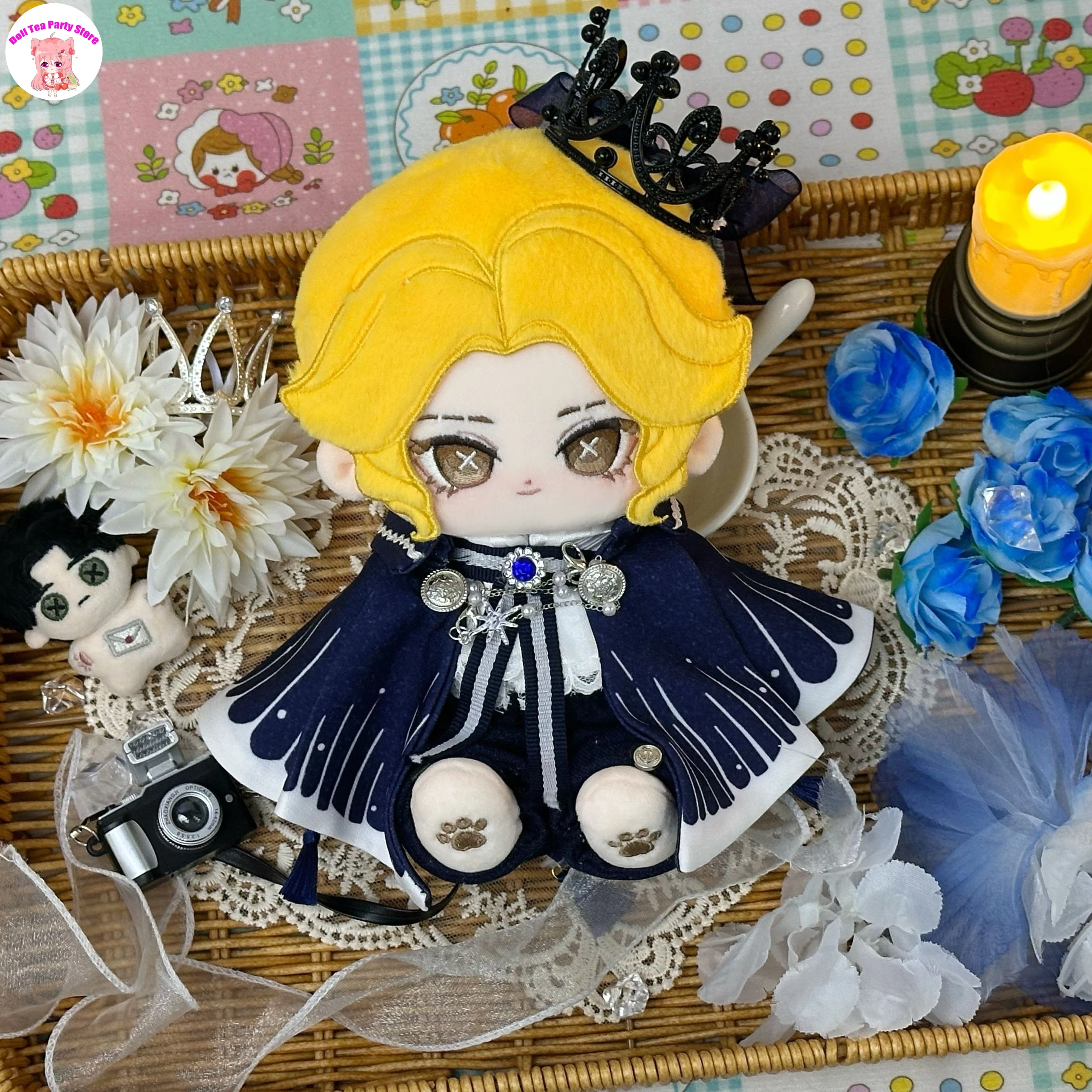 

Хлопковая кукла Game Identity V Alice Deross, плюшевые игрушки, сменная одежда с героями мультфильмов, плюшевые игрушки, фигурки 20 см, тело