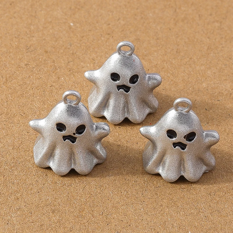 10 pcs 20*17mm niedlichen Emaille Halloween Ghost Charm Anhänger für DIY Halskette Ohrringe Armband Schmuck Zubehör Lieferungen – Detail 7