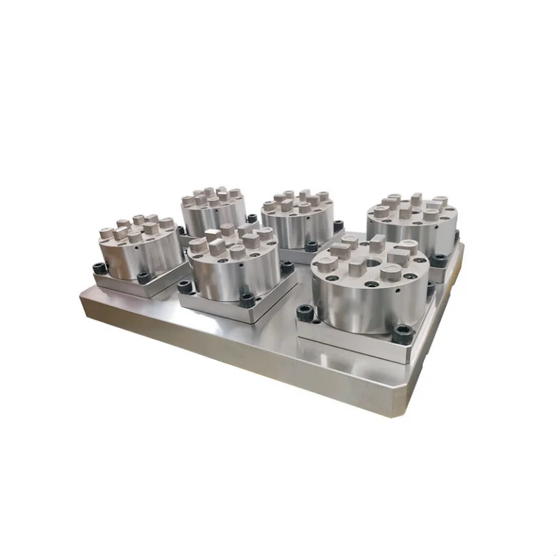 

6 Fold Pneumatic Chuck D100 with base 3M0042 EWORA/3R EDM tooling fixture