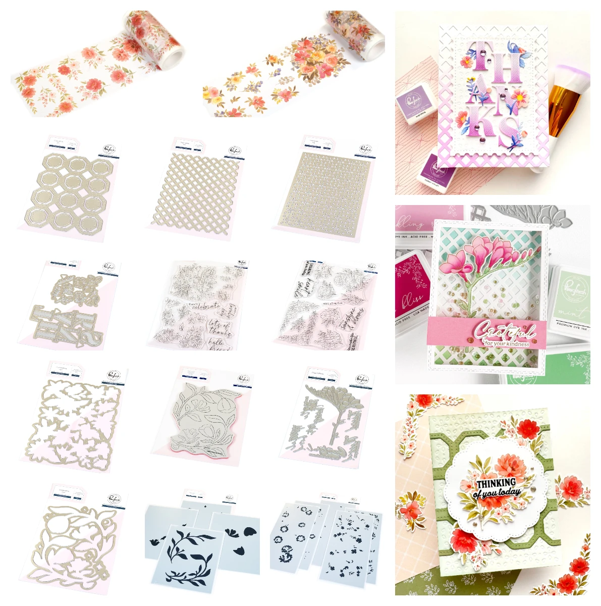 

Moonlit Blooms Metal Cutting Dies Stencils Stamps Set Hot Foil Scrapbooking Paper Card Album DIY Craft Embossing Decoration New