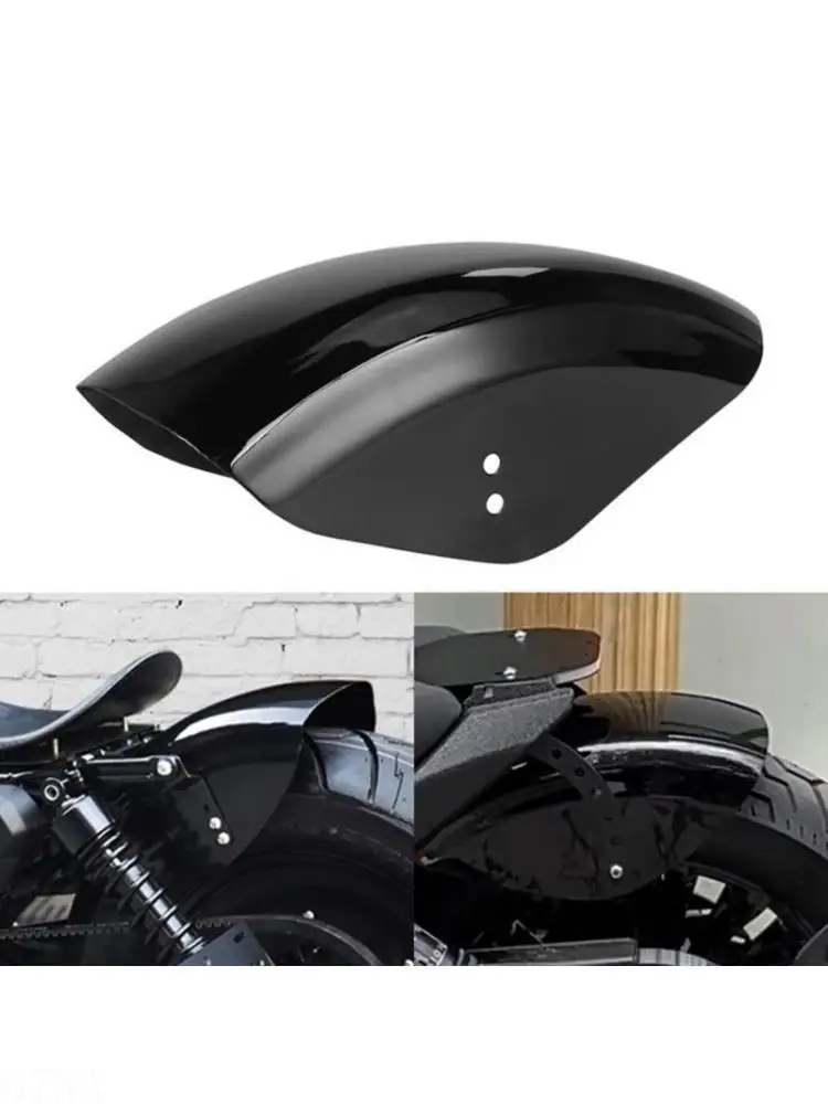 

G7NA Easy Installation Rear Short Flat Mudguard Protective Gear Fit for 883 XL1200 X48 Motorcycle Riders Enthusiasts