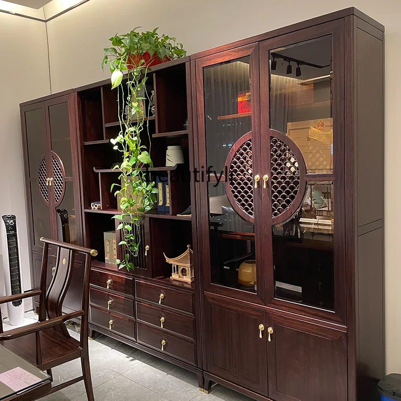 Ugyen Wood New Chinese Solid Wood Desk Chair Combination Zen Desk Painting Table Calligraphy Table G1218