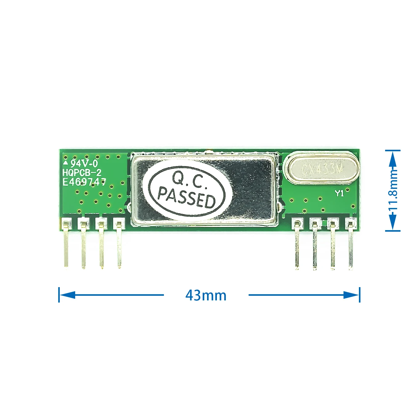RXB6 RXB60 433 MHz Superheterodyne Wireless Receiver Modul ARM/AVR – Detail 3