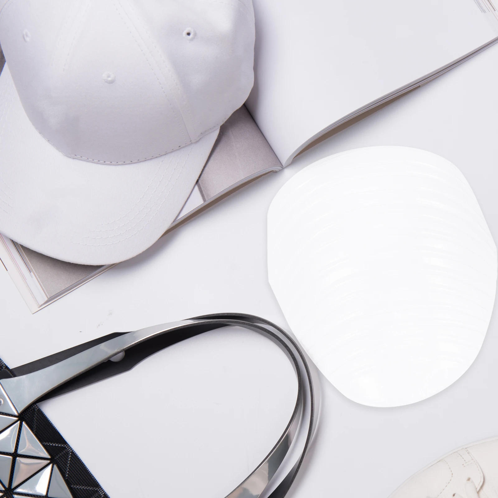 

10 Pcs PVC Baseball Cap Holder Inner Support for Display Baseball Cap Stand Storage Hat Stand Home Shop Organizer