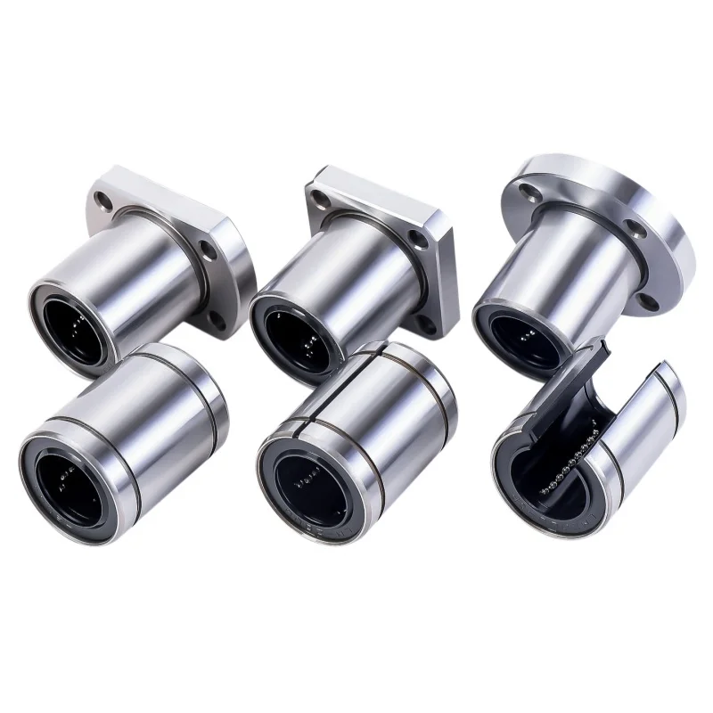 2PCS Bearing LMH6UU LMH8UU LMH10UU LMH12UU LMH13UU LMH16UU LMH20UU LMH25UU LMH30UU LMH35UU LMH40UU Linear Shaft Guide Friction