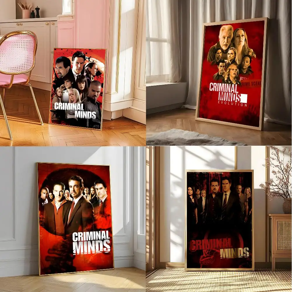 C-Criminal Minds DRAMA FILM Poster Posters Sticky Vintage Room Home Bar Cafe Decor Kawaii Room Decor