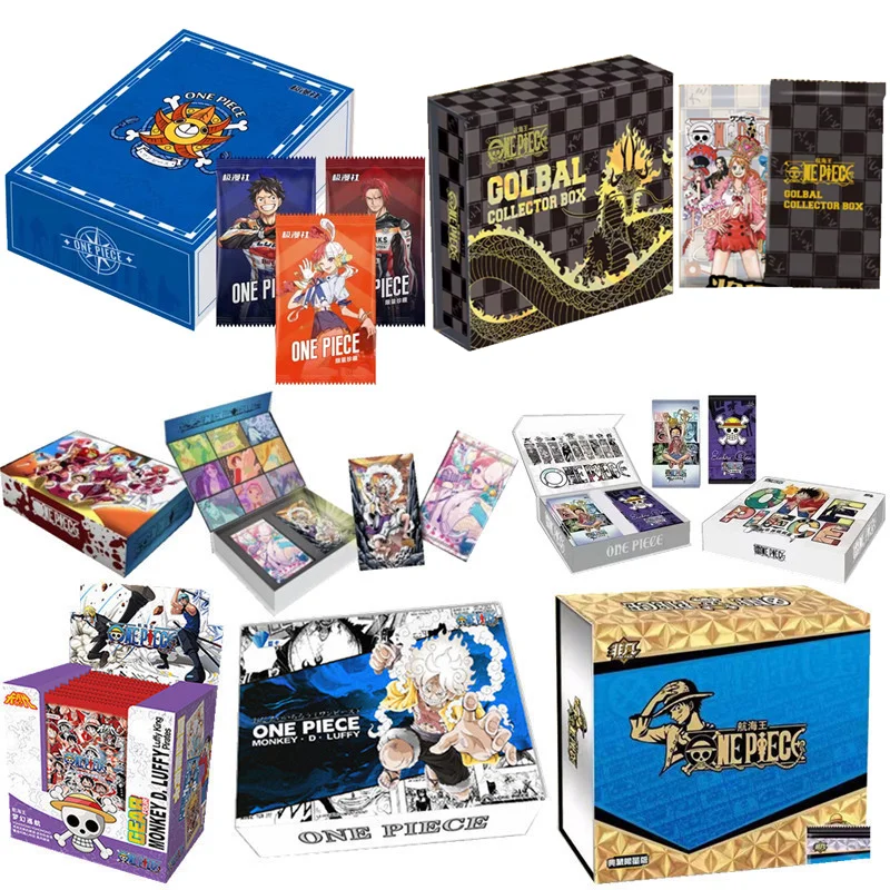 

New Card One Piece Card Classic Deluxe Platinum Edition Card Collection Card Book Board Game Toys Child Christmas Family Gifts