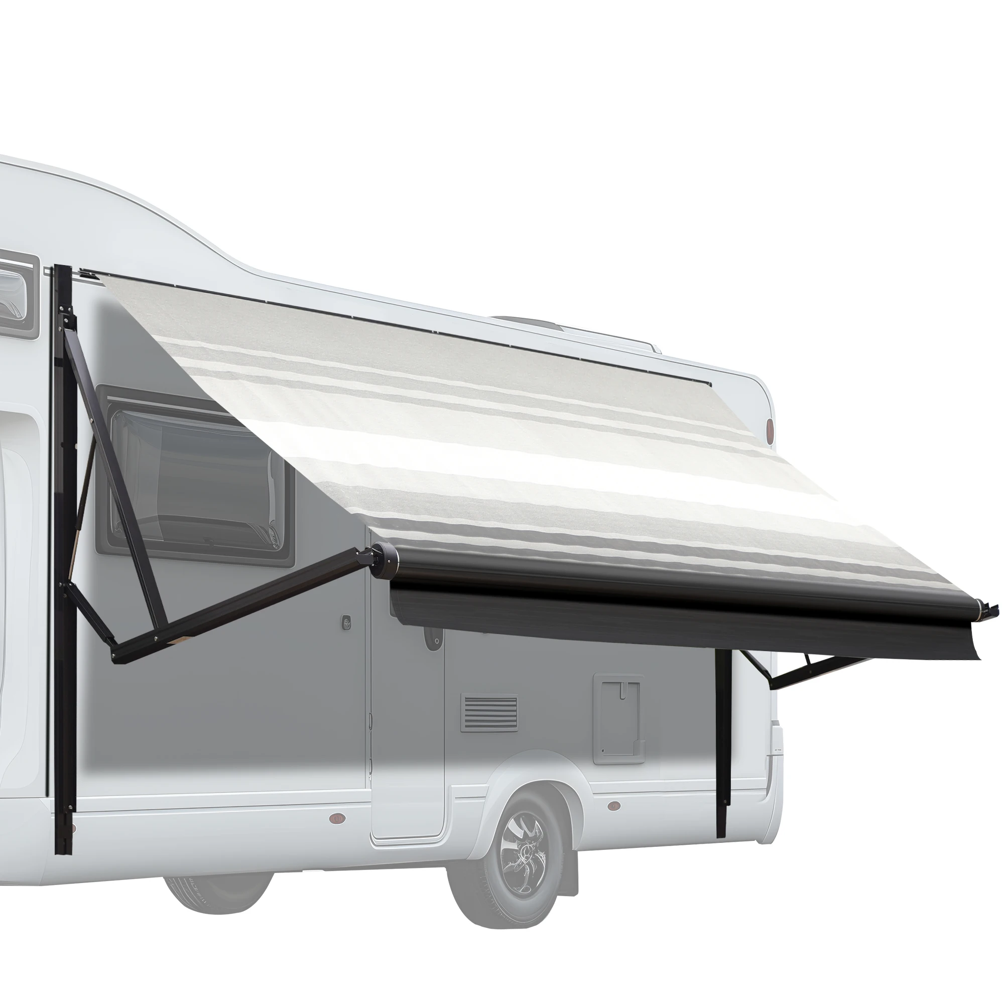 STLF Awnlux Intelligent Control of Motorized+crank Handle Travel Caravans and Motorhome Used Cheap Rv Campers Buses