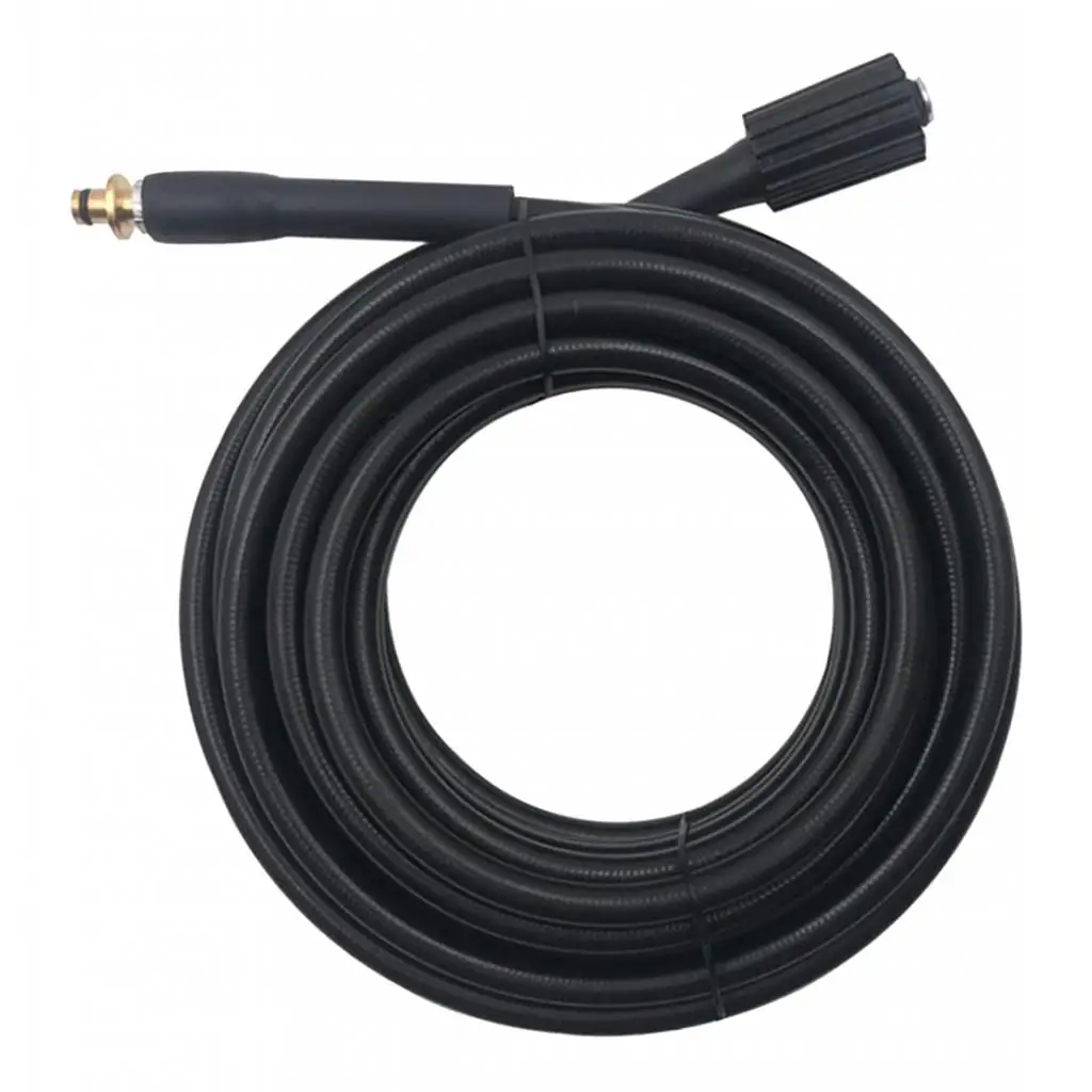 M22x1.5 10 Metre Water Jet Power Quick Plug High Pressure Washer Hose 32.8ft