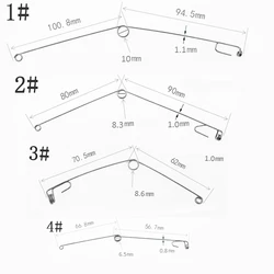 20pcs 스테인레스 스틸 캠핑 자동 낚시 장치 범용 낚시 유물 스프링 배출 후크 낚시 후크