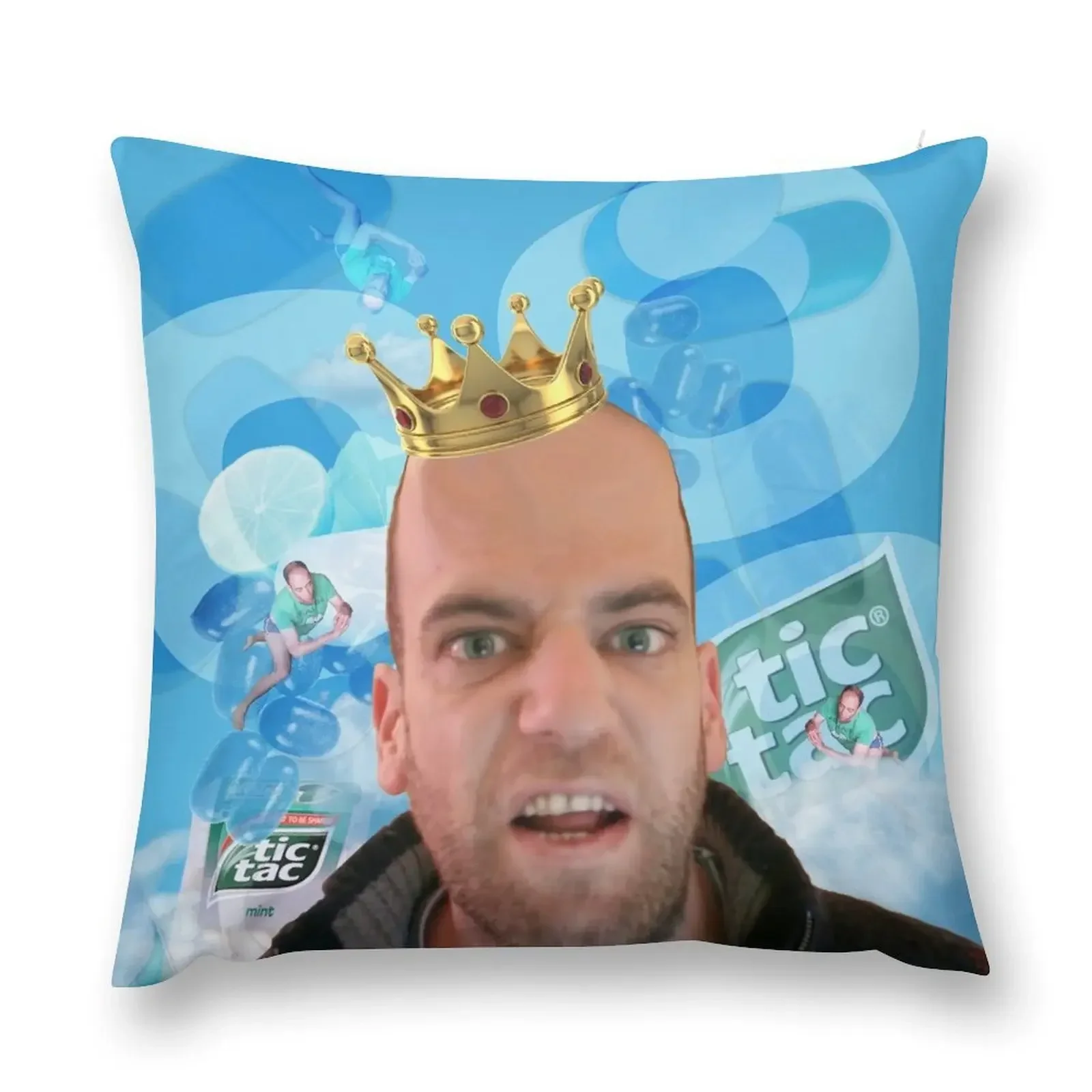 

Calum's Corner Tic Tac Head Man WILLNE TWOTI Throw Pillow Pillows Aesthetic home decor items pillow