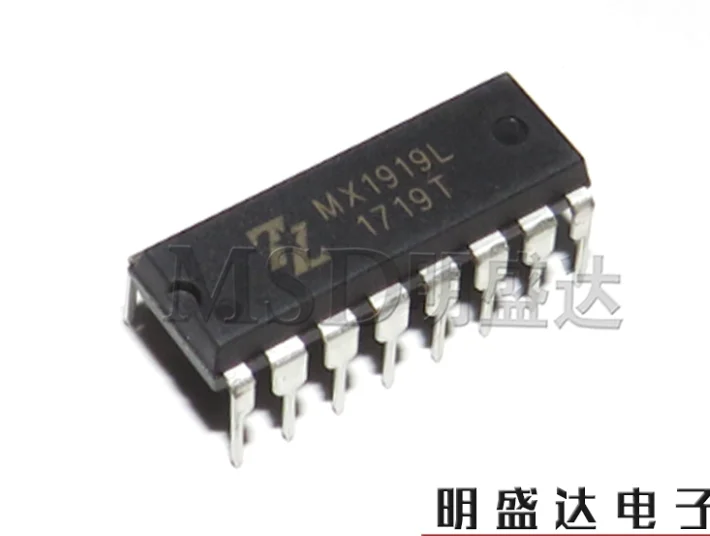 Mxy Brand new original MX1919 MX1919L in-line DIP-16 motor driver chip can be photographed directly 5PCS /lot